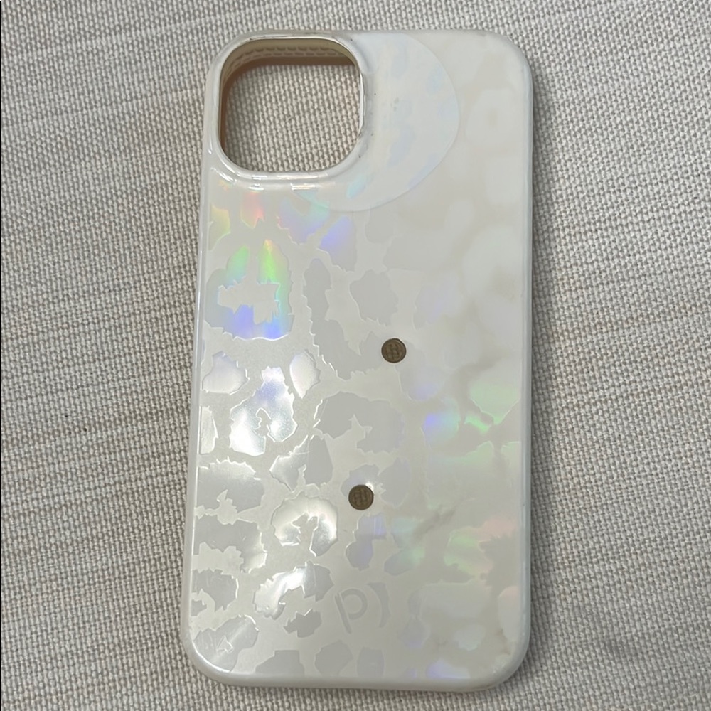 Loopy Iphone 13 Pearlescent White Phone Case